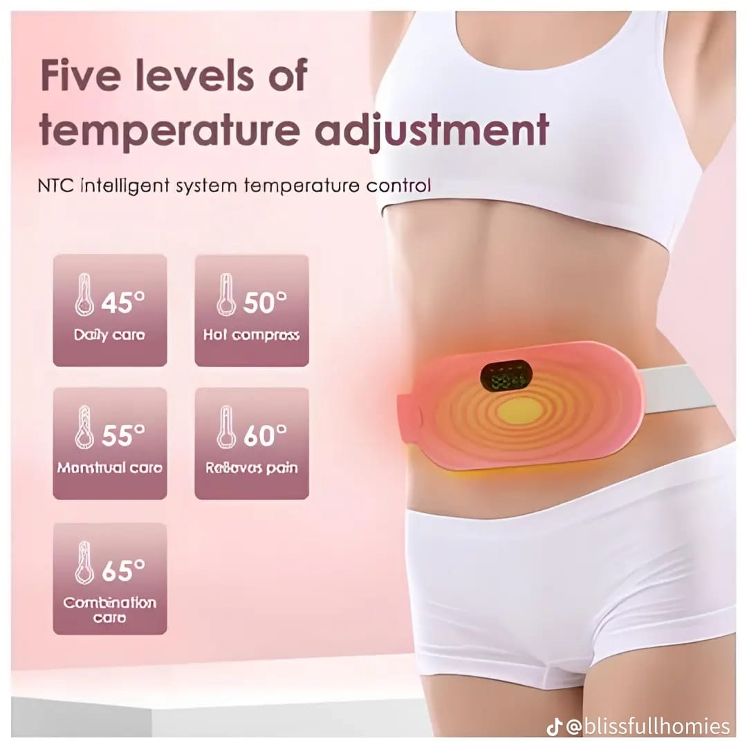 🌸 Period Heating Pad – Instant Relief for Period Pain