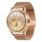 Titan Fastrack Vybe Women's Smart Watch 1.19" Amoled Round Health Suite Women's Health Bt Calling Metal Rose Gold