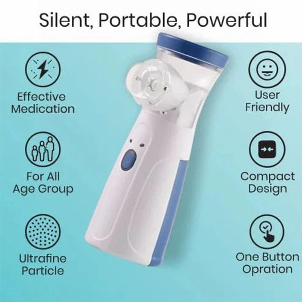 Portable Mesh Nebulizer - Breathe Easy Anytime, Anywhere!