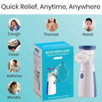 Portable Mesh Nebulizer - Breathe Easy Anytime, Anywhere!